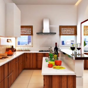 Multi-functional kitchen design featuring versatile islands with seating, storage, and integrated appliances