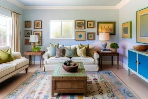 decorating tips for adding visual interest with scale and proportion