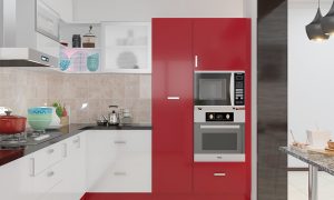 Innovative smart kitchen design with advanced technology and connectivity