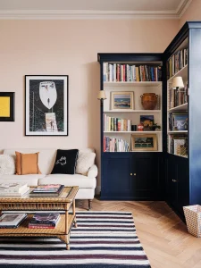 Design Your Cozy Reading Area with Books and Shelving: Living Room Decor Ideas