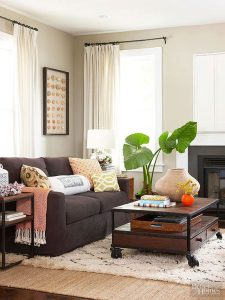 Elevate Your Space with Warm Color Palette Living Room Decor Ideas